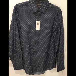 Michael Kors Men’s Dark Chambray Button Up Shirt
